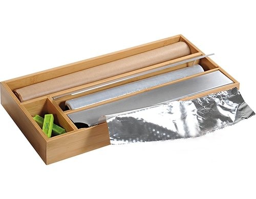 Kesper Folienspender Bambus hell Grösse: 42 x 19 x 5.4 cm