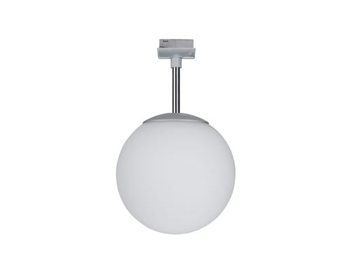Paulmann URail Ceiling Globe Small max. 1x10W E14 Chr m/Opal 230V dimmbar