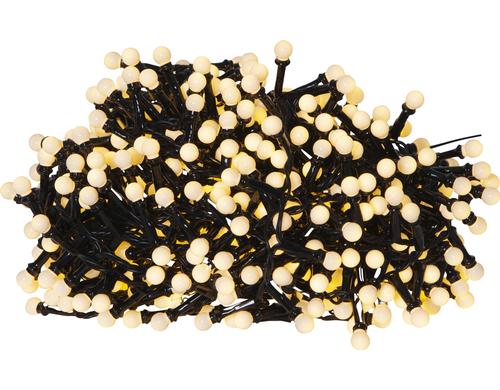 Star Trading Lichterkette Berry Mini schwar inkl. LED WW, IP44, 1400cm
