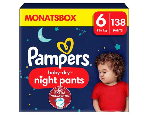 Pampers Baby Dry Night Pants Gr. 6 MonatsBox / 138 Stück