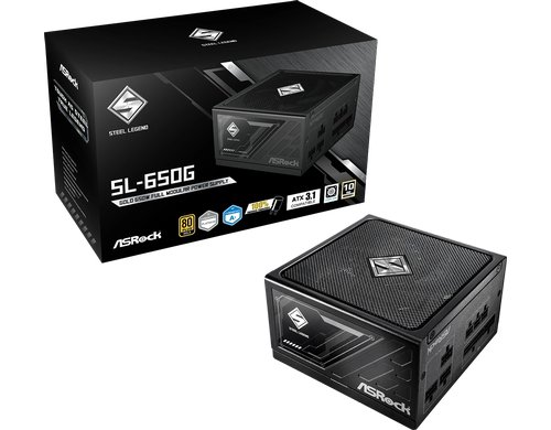 ASRock Steel Legend SL-650G 80+ Gold Power Supply Unit
