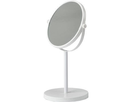 Aquanova Kosmetikspiegel Beau, Weiss 20x32 cm (DxH), Metall, Glas