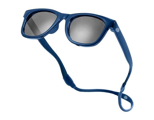 Baby Sunnies Babysonnenbrille Blau Band, Flexibel, polarisiert für 38 Jahre