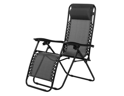 COCON Liegestuhl dunkelgrau, 65x88x110cm