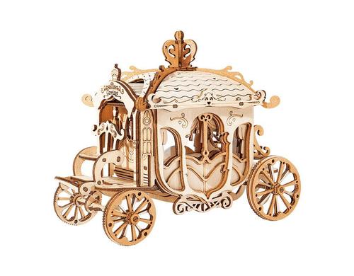 Kutschwagen Lasercut Holzbausatz