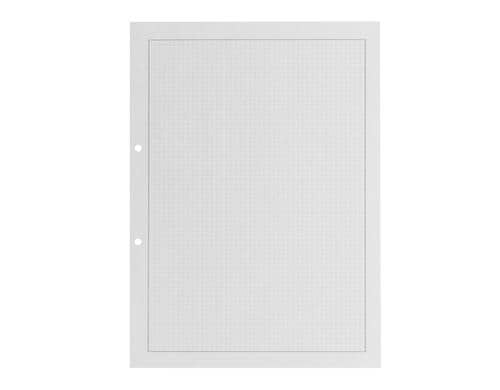 Office Focus Heftblätter FSC A4 4 mm kariert, TR, weiss, 2-Loch, 500 Stk