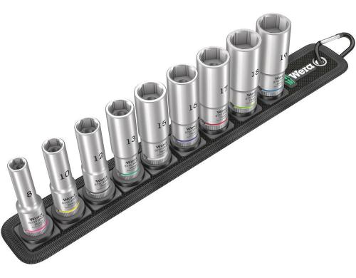 Wera Steckschlüsseleinsatz Belt B Deep 1 Set 9-teilig