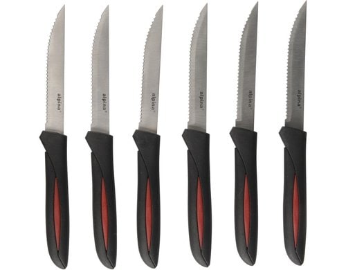 Alpina Steakmesser, 6 Stück Länge: 22.8 cm, SS/PP