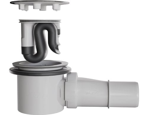 Visolva Reinigungsfreier Siphon mit Chrom Deckel