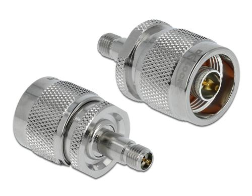 Delock Adapter N-Stecker zu RP-SMA-Buchse 37.55mm, vergoldet