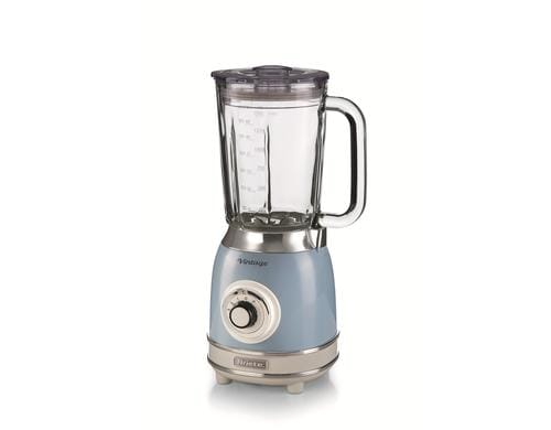 Ariete Standmixer Vintage Blau 1000W, 1.5L, 4 Klingen