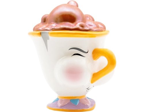 Die Schöne & das Biest Tasse - Chip 350ml mit abnehmbarem Deckel