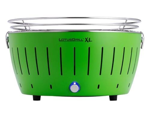 LotusGrill Tischgrill XL, limettengrün 40.5 cm Grillfläche, mit USB