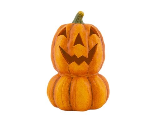 Chalet Windlicht Kürbis Halloween Keramik, 14.5x13.8x22cm