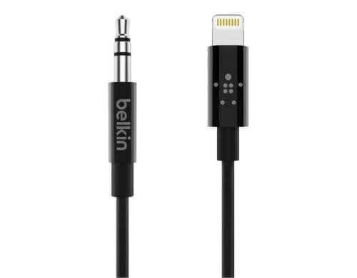 Belkin 3.5mm Klinken mit Lightning 0.9m Lightning, 3.5mm Klinken