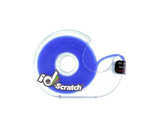 PatchSee ID-SCRATCH Klettband Dispender Box 2m, Blue Aqua