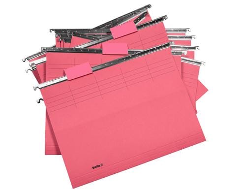 VETRO MOBIL Hängemappen, rot 25er Packung, 25cm inkl. Zubehör