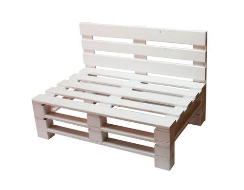 COCON Palettensofa weiss 120x80xH86cm