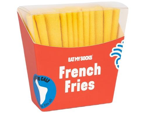 EatMySocks French Fries Socken 1 Paar unisex Socken, eine Grösse