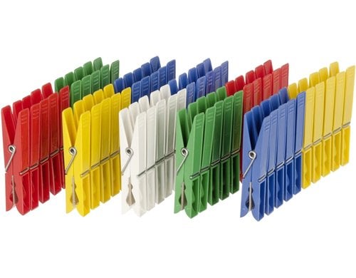 Wenko Wäscheklammern Colorado 50 Sück, 1 x 1,5 x 7 cm