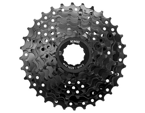 KMC Kassette, 9-fach, 11-32 Velokassette, schwarz
