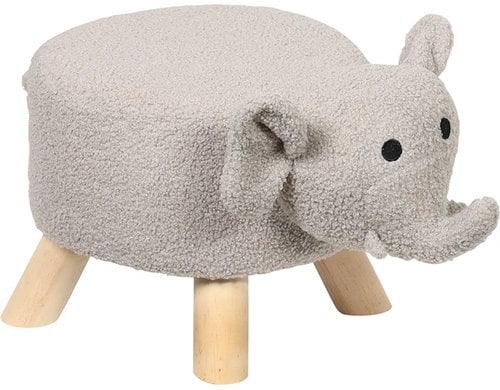 Kesper Kinderhocker Elefant Kiefer, B 47 x H 25 x T 25 cm