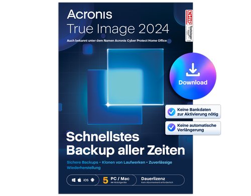 True Image ESD, perpetual, 5 PC