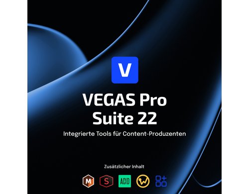 Magix Vegas Pro Suite 22 ESD, Vollversion, DE,EN,ES,FR