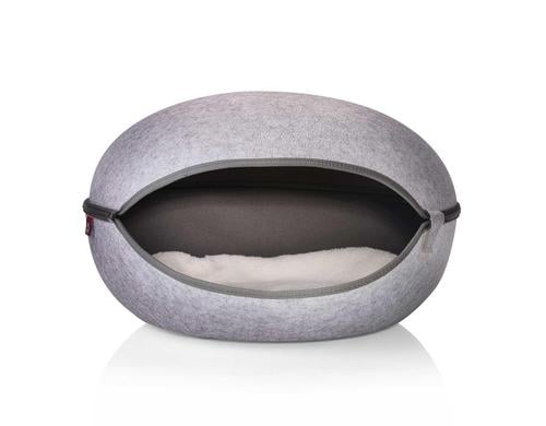 CanadianCat Katzennest uni-grau