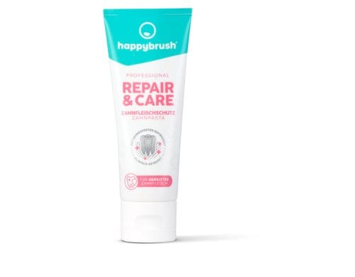 happybrush Repair& Care Zahnpasta für gereiztes Zahnfleisch