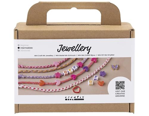 Creativ Company Mini Bastelmix Schmuck Freundschaftsarmbänder, inkl. Anleitung