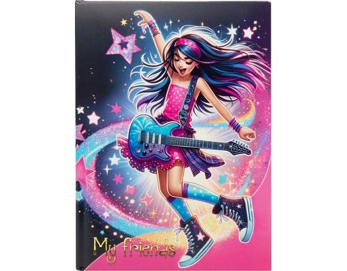 Goldbuch, Freundebuch Star Melody A5, 88 Se 1 Stück, Grösse: A5, 88 Seiten Illustriert