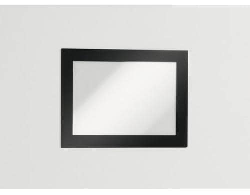 Durable Duraframe A6, schwarz, 2 Stück selbstklebende Informationsrahmen