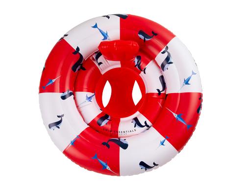 Swim Essentials Schwimmsitz 0-1 Jahre Red-White Whale