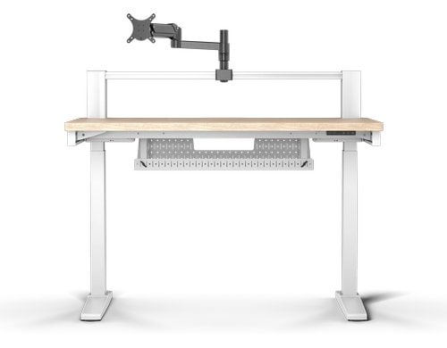 Corsair Platform:4  Elevate Tisch, h. Holz höhenverstellbar mit Speicher & Monitor Arm