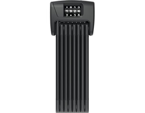 Abus Faltschloss Bordo Big Combo 6000C/1 Schwarz, mit Halter