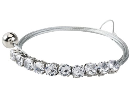 COCON Fotoseil mit 10 Strass-Magneten Länge 140cm, Metall Seil