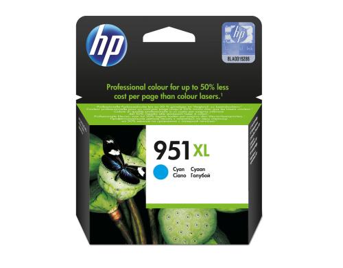 HP Tinte Nr. 951XL - Cyan (CN046AE) 17ml, Seitenkapazität ~ 1'500 Seiten