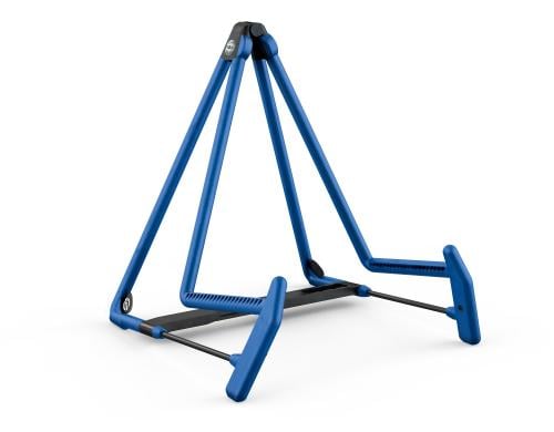 K&M 17580, A-Gitarren Ständer Heli 2 blau