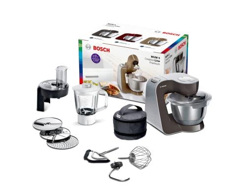 Bosch Küchenmaschine MUM58A20 grau/silber, 3.9 Liter, 1000 Watt