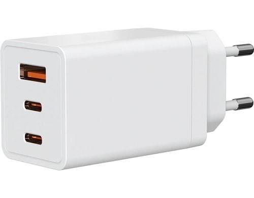Abzweigstecker 1xT13, mit 2 USB C 1 USB A 5V, 3A, 67W, weiss