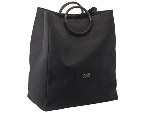 Aquanova Wäschekorb Jada, 85 L Schwarz, 50x30x60 cm