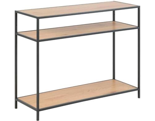 AC Design Konsolentisch Seaford MDF/Stahl, 100x35x79 cm, Eiche