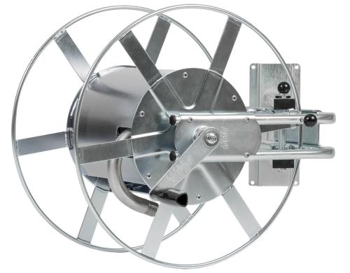 ALBA Wandschlauchhalter Status Serie III Komplett aus Stahl, 3/4 Wasseranschluss