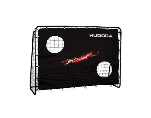 Hudora Fussballtor Trainer mit Torwand 213 x 153 x 76cm
