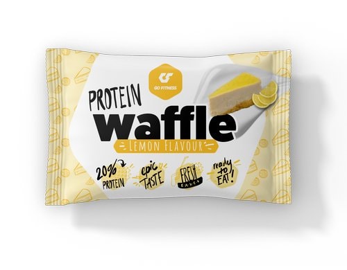 GoFitness Nutrition Protein Waffle, Einzel Lemon, 1x50g