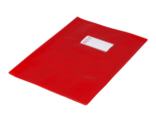 Dufco Hefthüllen Green Line rot, 10 Stk. E5 Stabquart mit Beschriftung, 220my