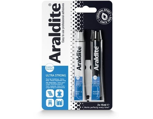 Araldite Standard Kleber, 2 Stk Zweikomponent, 2 Tuben à 15 ml