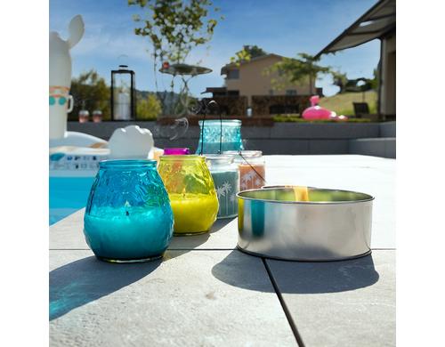 balthasar OutdoorkerzeAmerikaglasCitronella Hellgrün, 10x10.5 cm (DxH)