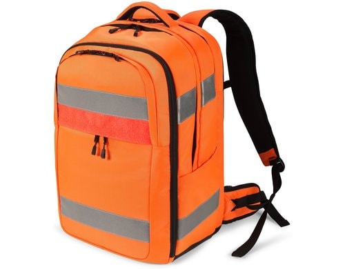 DICOTA Backpack HI-VIS 32-38 Litre P20471-05-V2, orange, 16-17, 600D rPET
